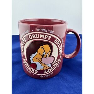 Disney Parks  Grumpy Coffee Mug Tea Grumpy From Morning To Night XL